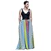 Flank Women Summer New Bohemian Stripe Print Long Maxi Party Dresses