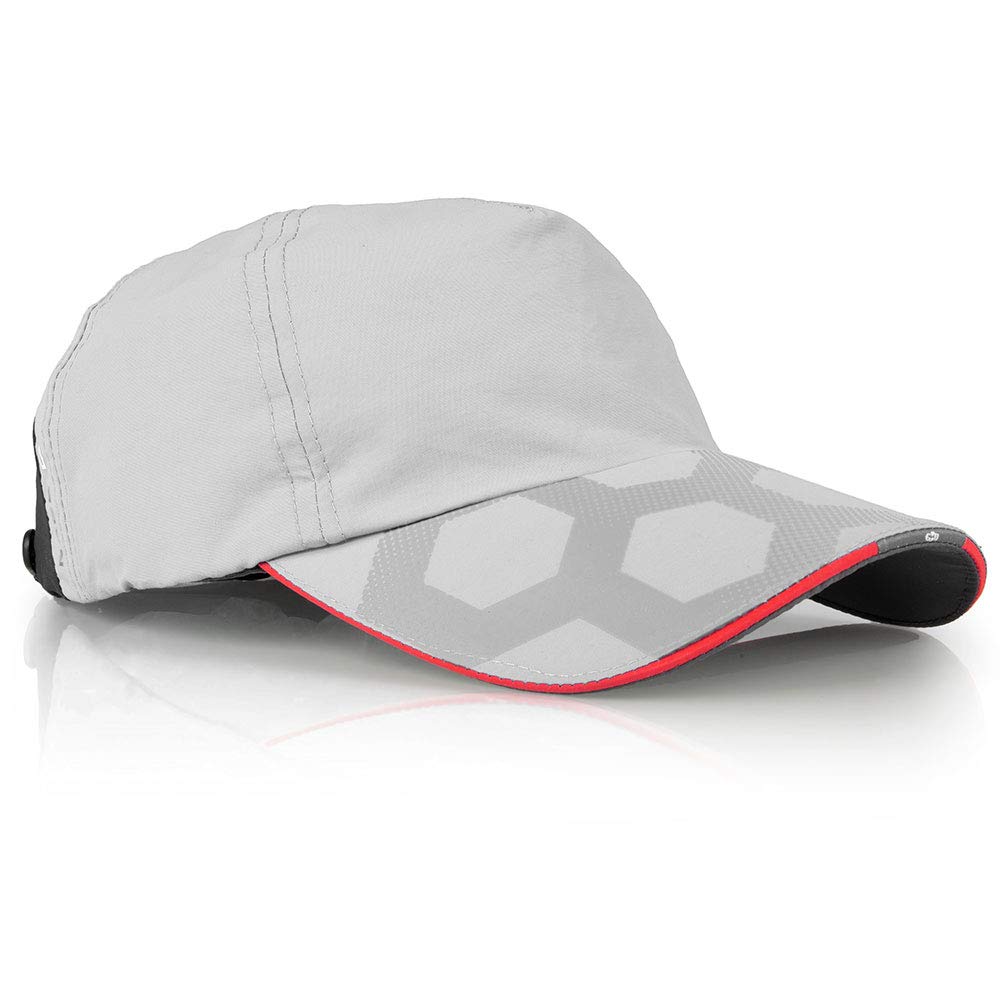 Gill Pursuit Cap - Lightweight, Breathable, Moisture Wicking, Water Repellent & 50+ UV Sun Protection (Silver)