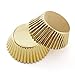 Prodigen Foil Cupcake Liners Baking Muffin Paper Cases Silver & Gold & Purple & Blue 4 Colors Cake Baking Cups for Birthday, Wedding, Party, Festival for Boys, Girls, Kids, Adults(1 Pack)