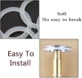 WUTUDMAI 4Pcs Clear Rubber O-Rings Seal Gasket for Pop Up Sink Drain Plug view 3