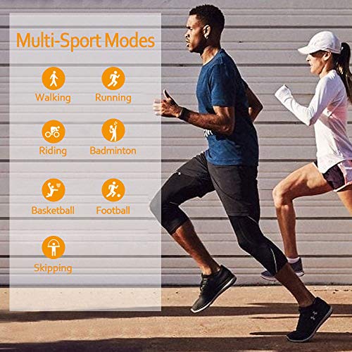 Lintelek Smart Watch, Smartwatch Blood Pressure Monitor, 1.3 Inch