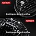 Black 7 Inch Led Round Headlight and 4.5 Inch Matching Passing Lamps Fog Lights for Harley Davidson Motorcycles
