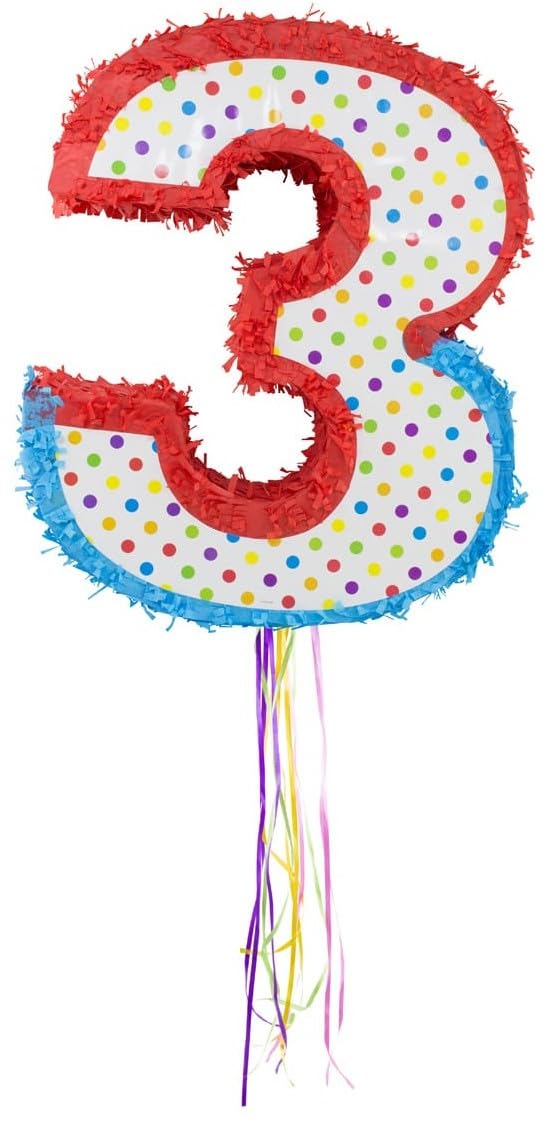 Folat - Pinata Number 3 - Multicolor - 49 cm