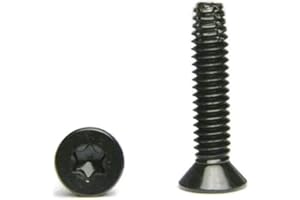 RAW PRODUCTS CORP 1/4"-20 Flat Head T30 Star Drive Thread Cutting Trailer Floorboard Screws - Qty 200 (1/4"-20 x 2-1/2")