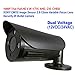 101AV 1080P True Full-HD Security Bullet Camera 4IN1(TVI, AHD, CVI, CVBS) 2.1Megapixel CMOS Image Sensor 2.8-12mm Variablefocus Lens IR In/Outdoor Auto Iris OSD Dual Voltage 12VDC/24VAC Charcoal