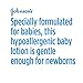 Johnson's Head-to-Toe Moisturizing Baby Body Lotion for Sensitive Skin, Hypoallergenic and Paraben-, Phthalate- and Dye-Free Baby Skin Care, 27.1 Fl Oz (Pack of 1)