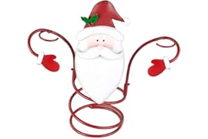 ljhnba Christmas Decorations Holiday Wine Bottle Glass Holders Santa Snowman Wine Bottle Holder Desktop Organizer Rack for Bar Home Display Stand Cabinet Supply Wine Bottle Holder