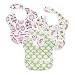 Bumkins Waterproof SuperBib 3 Pack, G20 (Tweet/Bunny Patch/Gazebo) (6-24 Months)