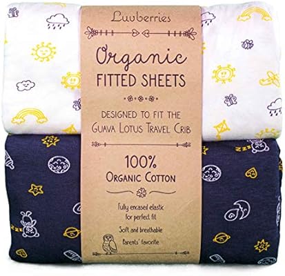 guava travel crib sheet