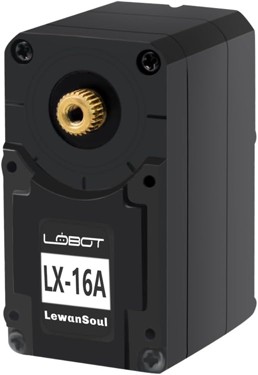 LewanSoul LX16A Full Metal Gear Serial Bus Servo with 17kg High Torque, RealTime Feedback