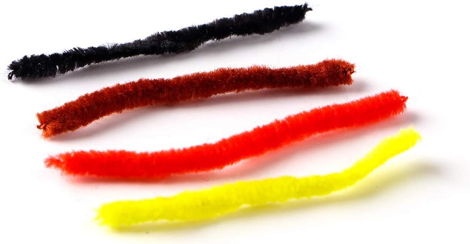 Croch Fly Tying Materials Kit for Dry/Wet Flies, Nymphs and Streamers (10Crystal Flash + 3Flashabou + 7Ice Chenille + 4Rayon Chenille + 1Mylar Tube) : Sports & Outdoors