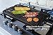 Fresh Australian Kitchen Large 20x10 Inch Pre-Seasoned Cast Iron Griddle. Reversible Flat Stove Top Double Burner Grill Pan Plate.