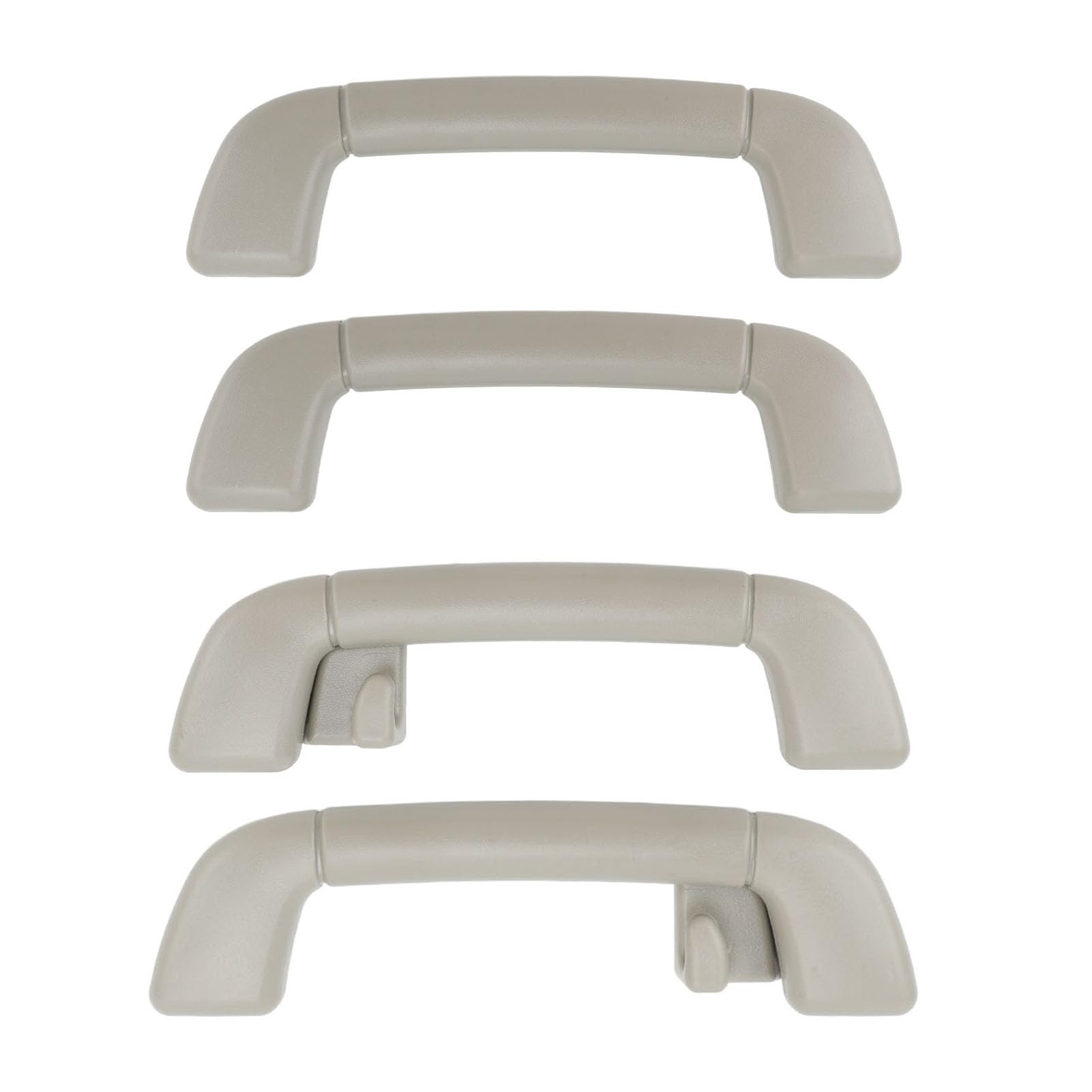 Photo 1 of 4pcs Inner Roof Pull Handle,Auto Roof Pull Handle, Automatic Roof Handle Grab Rail 7461030320 Comfortable Grip Auto Roof Pull Handle Replacement For Camry XV40 2006 2013 Grey