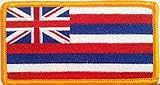 HAWAII Flag VELCRO Patch MC Biker Military / Police / Security Tactical Shoulder Emblem #201