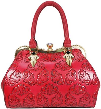 Satispac Women's Handcrafted Floral Vintage Tote Handbag