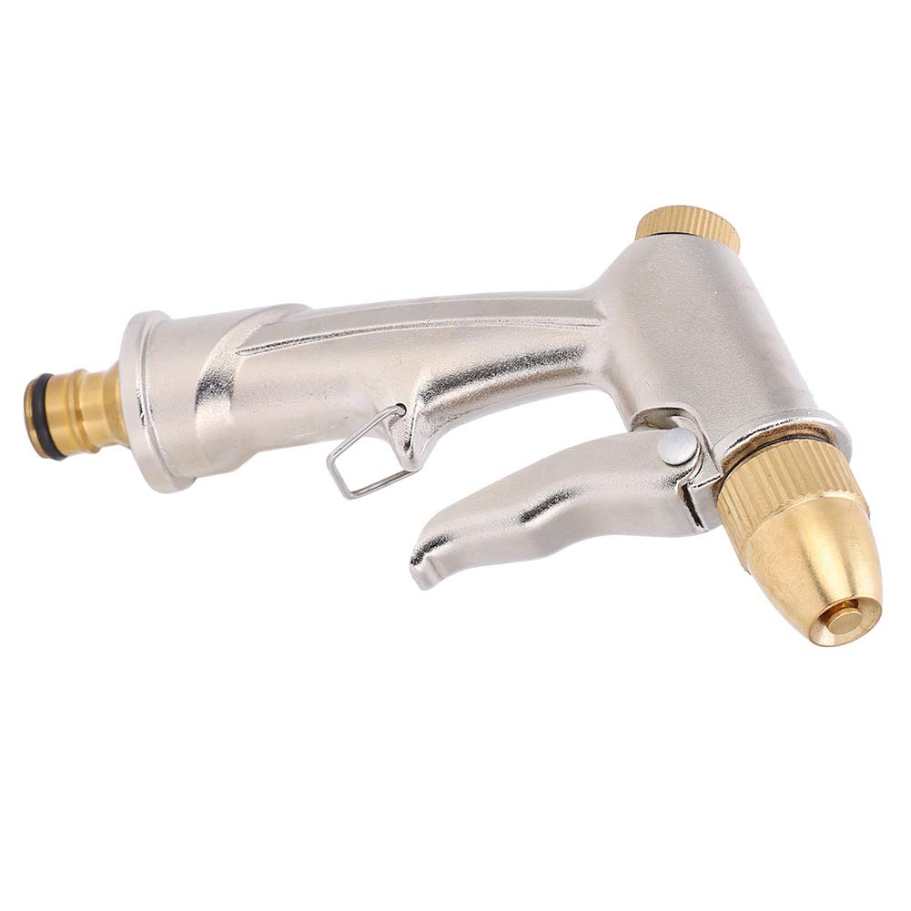 Car Washing Water Gun, Garden Hose Nozzle Brass High Pressure Pistol Grip Sprayer for Car Washing, Outdoor Gardening