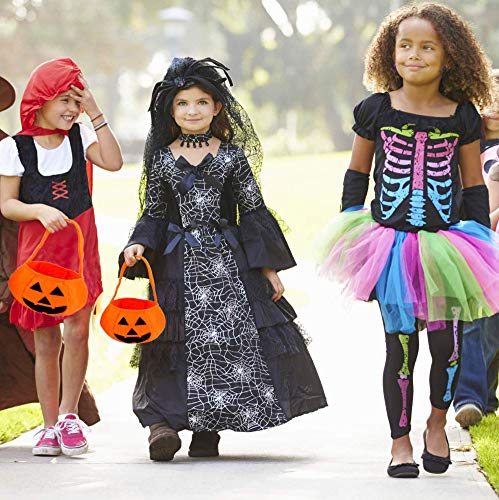 image for Yomiie 2PCS Pumpkin Bags Non-Woven Candy Buckets Trick or Treat Bags P