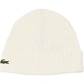 Lacoste Unisex Adult Rib Knit Brushed Wool Beanie