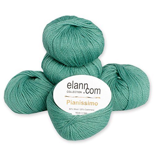 elann Pianissimo Yarn | 5 Ball Bag | Agate Green-08