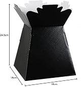 LARRYROO Glossy Vibrant Bouquet Box Black Presentation Box view 3