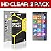 SOJITEK Nokia Lumia 930 Premium Ultra Crystal High Definition (HD) Clear Screen Protector [3-Pack] - Lifetime Replacements Warranty + Retail Packaging