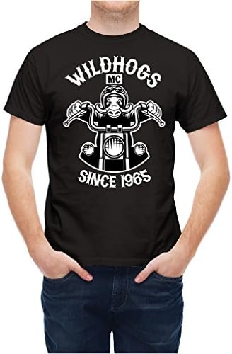 T-shirt Motorbike Chopper Hog Rider Black XL