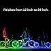TIPEYE LED Bike Wheel Lights (2 Pack) IP65 Waterproof with Batteries Included Easy to Install Burning Man Bike Spoke Decorations Visible from All Angles for Ultimate Safety and Kids