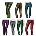 jntworld Women Sexy Mermaid Fish Scale Hologram Soft Shine Leggings