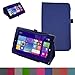 Insignia Flex 8 NS-15MS08 Case,Mama Mouth PU Leather Folio 2-folding Stand Cover with Stylus Holder for 8