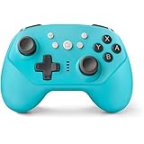 Wireless Controller for Nintendo Switch,Switch Lite and Android,Wired PC and P3,Switch Pro Controller with Turbo,Gyro Axis and Dual Vibration (Blue)