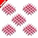 Flytianmy 40Pcs Drawer Dividers, Adjustable Drawer Organizer for Socks, Underwear, Makeup, Can Help Tidy Kitchen, Bedroom, Dresser Pink