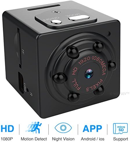 Hidden Spy Camera 1080P Mini Portable Digital Video Recorder with Night Vision, Motion Detection for Home Security Baby Nanny