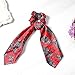 Wooyaya 6Pcs Scarves Scrunchies Tropical Travel Style Elastic Hair Bands Hair Ties Rope Ponytail Holder Hair Accessories for Women and Girls