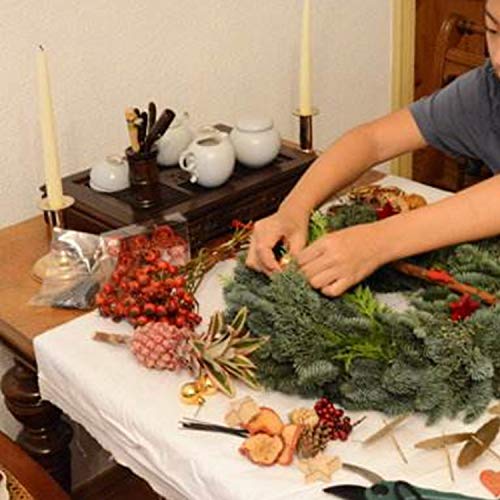 STS Flat Wire Rings Wire Wreath Frame Wire Wreath Making Rings for New Year Valentines Decoration (3, 10 inch)