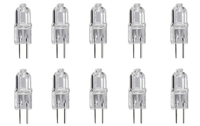10 x Halogen Stiftsockellampe Kapsel Lampe G4 5W 10W 20W 5 10 20 Watt 12V Leuchtmittel (20)