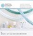 Martha Stewart Crafts 44-20211 Accordion Streamers Cool, Blue