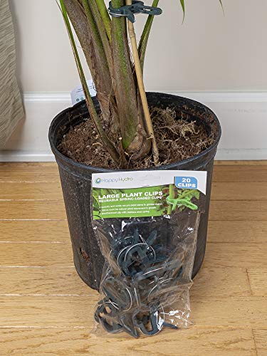 Happy Hydro 20 Large Plant Clips - Reusable Plant Support Option for Your Garden - Thumbnail 4