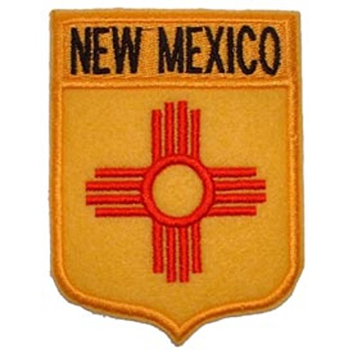 New Mexico State Flag Shield Patch 2 7/8
