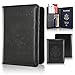 ACdream Passport Holder and Vaccine Card Holder Combo, Cover Wallet, Leather Travel Documents Organizer Protector, RFID Blocking, for Women/Men