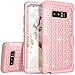 ZAOX Galaxy Note 8 Case - Cute Diamond Studded Bling Rhinestone - Hybrid Heavy Duty Dual Layer Armor Defender Protective Rubber Case with High Impact Shockproof Scratch Proof for Note 8 (Rose Gold)