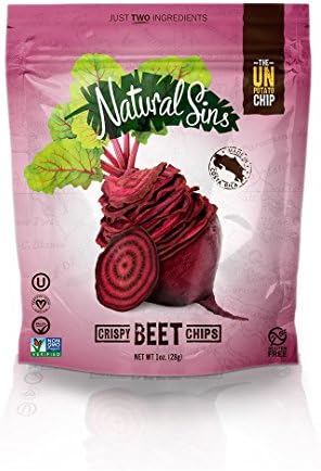 Natural Sins, Fruit Crisps, Beet Root, Pack of 6, Size - 1 OZ, Quantity - 1 Case