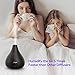 VAVA 2-in-1 Diffuser Essential Oil Compatible, Aroma Wood Grain Ultrasonic Cool Mist Humidifiers for Bedroom Office Home Nursery Yoga Spa, No Light Disturb-(1.2L/0.3 Gallon, US 110V), Brown