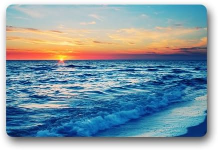 Beash Shore Night Customized Durable Home Decor Doormat 25.6"x 15.7"