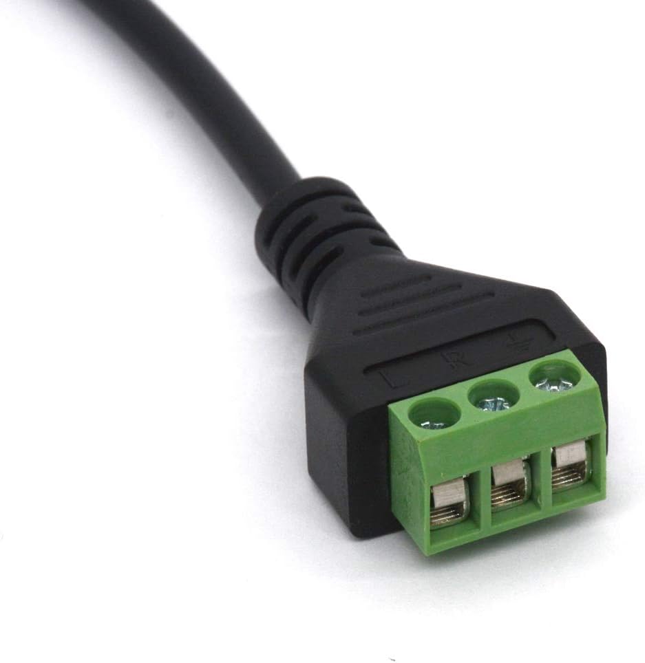 OpenII Solderless Headphone Terminal To 3.5mm Audio Cable Solderless Female Head Converter Connector Extension - Image 5