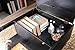 ioHOMES Lansing Rectangular Coffee Table with Storage, Black