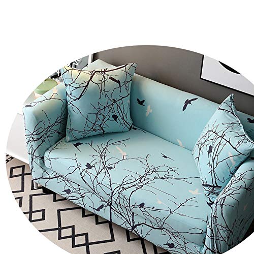 1 2 3 4 Seater Flower Plant Print Sofa Cover Flexible Stretch Big