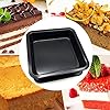 Bekith-4-Pack-20-CM-8-Inch-Square-Cake-Pan-Non-Stick-Bakeware-Carbon-Steel-Toast-Mold-Baking-Tray-for-Cakes-FDA-Approved-Black Bekith 4 Pack 20 CM (8 Inch) Square Cake Pan, Non-Stick Bakeware Carbon Steel Toast Mold Baking Tray for Cakes, FDA…