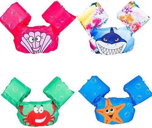 Toddler Basic Swimming Wings for Kids, Cute and Colorful, 30-50lbs (Shark)