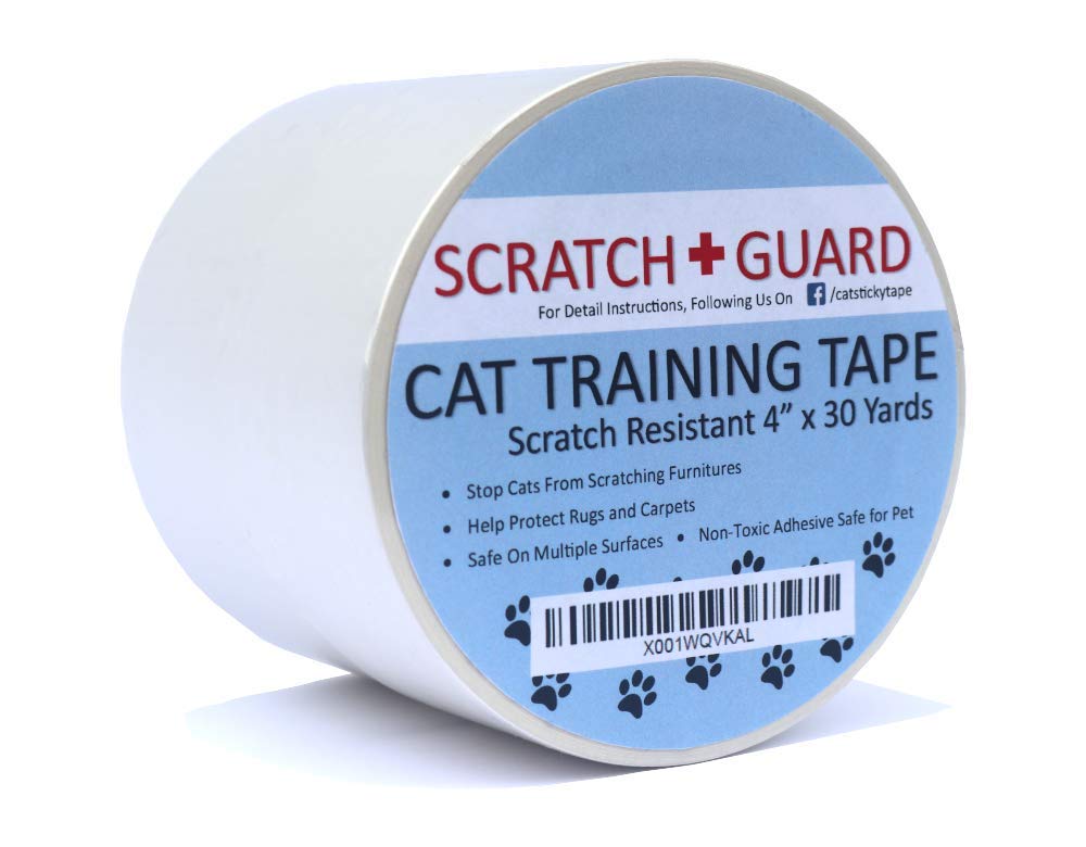 SCRATCH+GUARD Cat Training Tape Clear Adhesive Double Sided Sticky