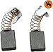 Buildalot Specialty Carbon Brushes 1848_Makita_LS1040 for Makita LS1040 Powertools - With Automatic Stop, Spring, Cable and Connector - Replaces 181044-0, 181048-2, CB-153, CB-155 & JM23000123 primary